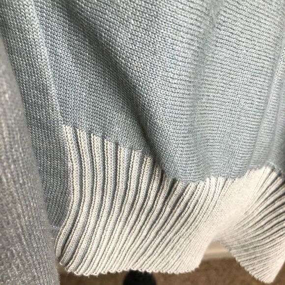 CAbi Open, Draped Front, Sage, Lagenlook Sweater Size M - Picture 7 of 16